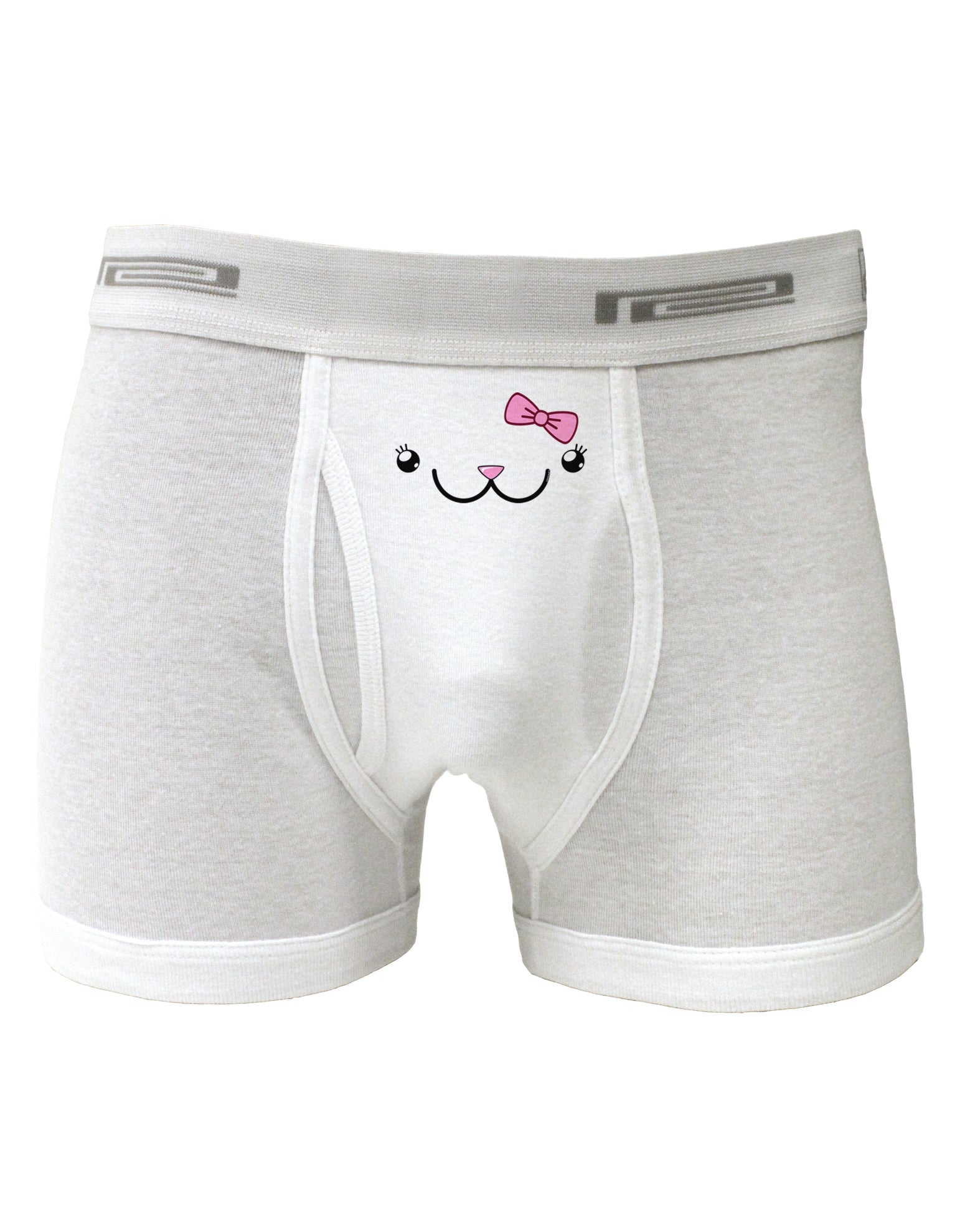 Kyu-T Face - Kawa Cute Girl Animal Boxer Briefs-Boxer Briefs-TooLoud-White-Small-Davson Sales