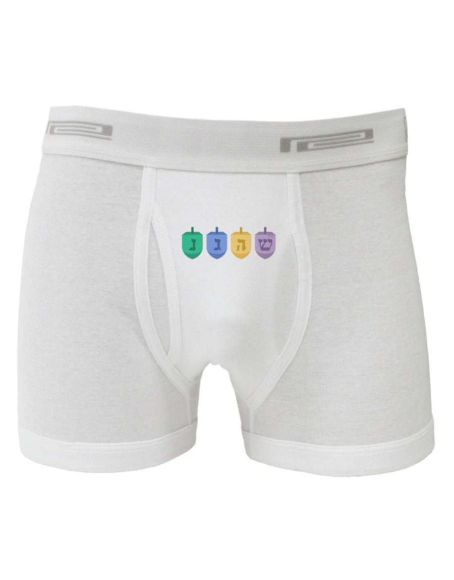 Hanukkah Dreidels Boxer Briefs-Boxer Briefs-TooLoud-White-Small-Davson Sales