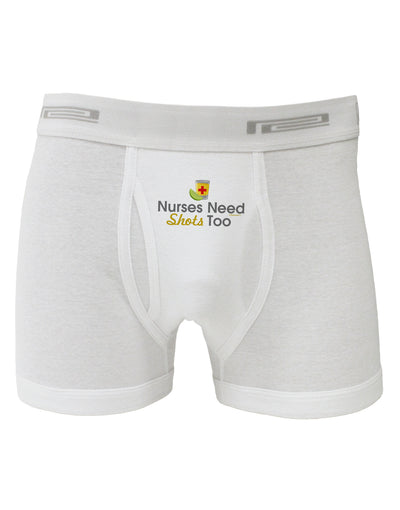 Nurses Need Shots Too Boxer Briefs-Boxer Briefs-TooLoud-White-Small-Davson Sales