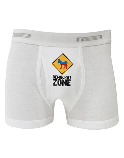 Democrat Zone Boxer Briefs-Boxer Briefs-TooLoud-White-Small-Davson Sales