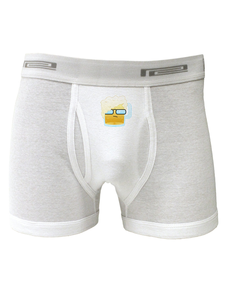 Bartleby the Hipster Beer Boxer Briefs-Boxer Briefs-TooLoud-White-Small-Davson Sales