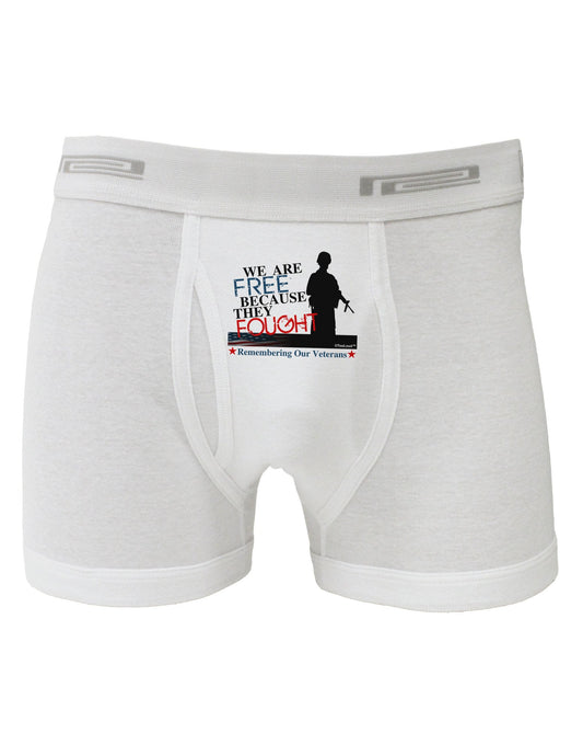 Because They Fought - Veterans Boxer Briefs-Boxer Briefs-TooLoud-White-XXX-Large-Davson Sales