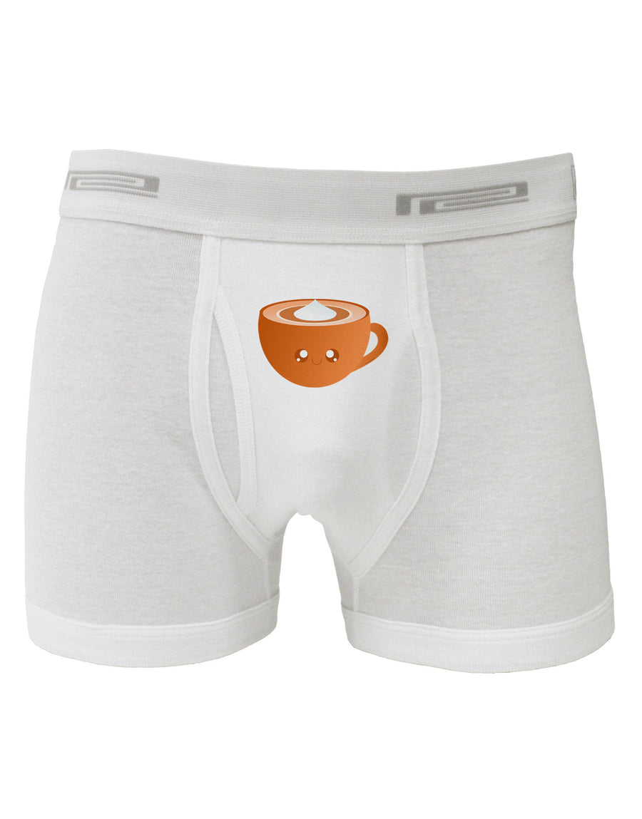 Cute Holiday Drink Pumpkin Spice Latte Boxer Briefs-Boxer Briefs-TooLoud-White-Small-Davson Sales