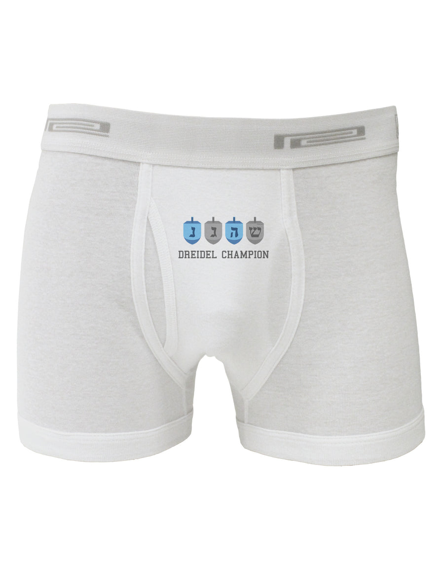 Dreidel Champion Hanukkah Boxer Briefs-Boxer Briefs-TooLoud-White-Small-Davson Sales