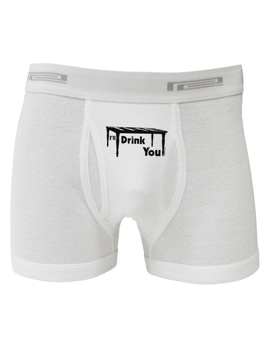 I'll Drink You Under the Table Boxer Briefs-Boxer Briefs-TooLoud-White-Small-Davson Sales