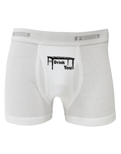 I'll Drink You Under the Table Boxer Briefs-Boxer Briefs-TooLoud-White-Small-Davson Sales