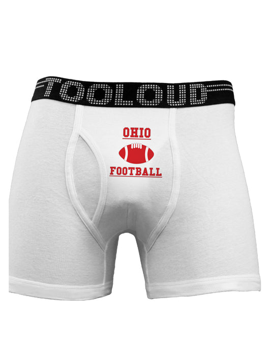 Ohio Football Boxer Briefs by TooLoud-Boxer Briefs-TooLoud-White-Small-Davson Sales