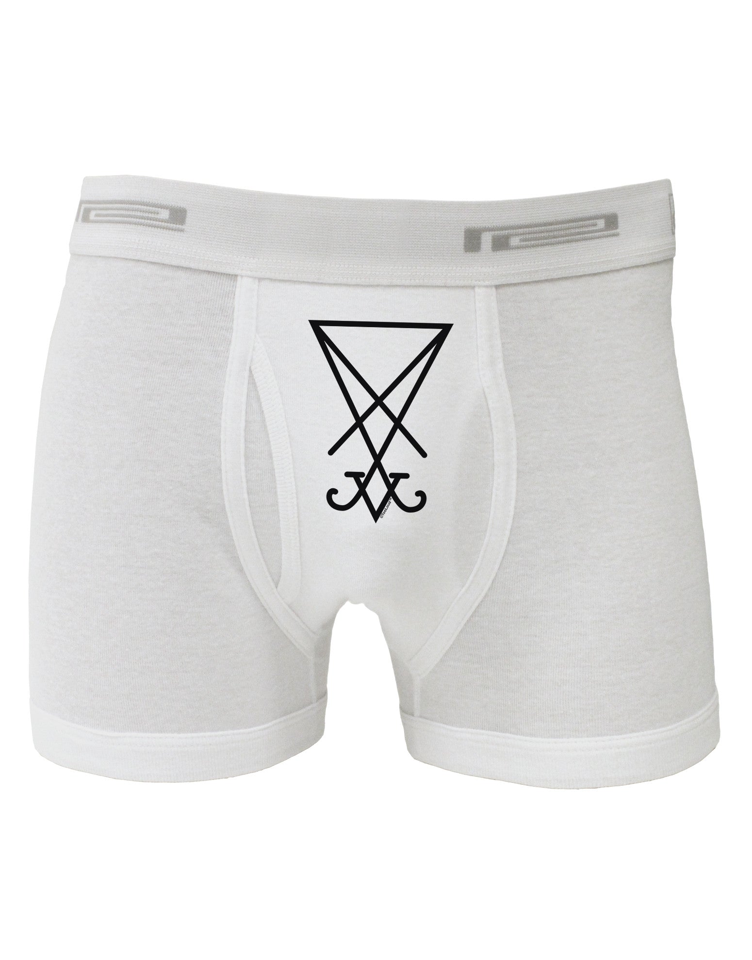 Sigil of Lucifer - Seal of Satan Boxer Briefs-Boxer Briefs-TooLoud-White-Small-Davson Sales