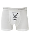 Sigil of Lucifer - Seal of Satan Boxer Briefs-Boxer Briefs-TooLoud-White-Small-Davson Sales