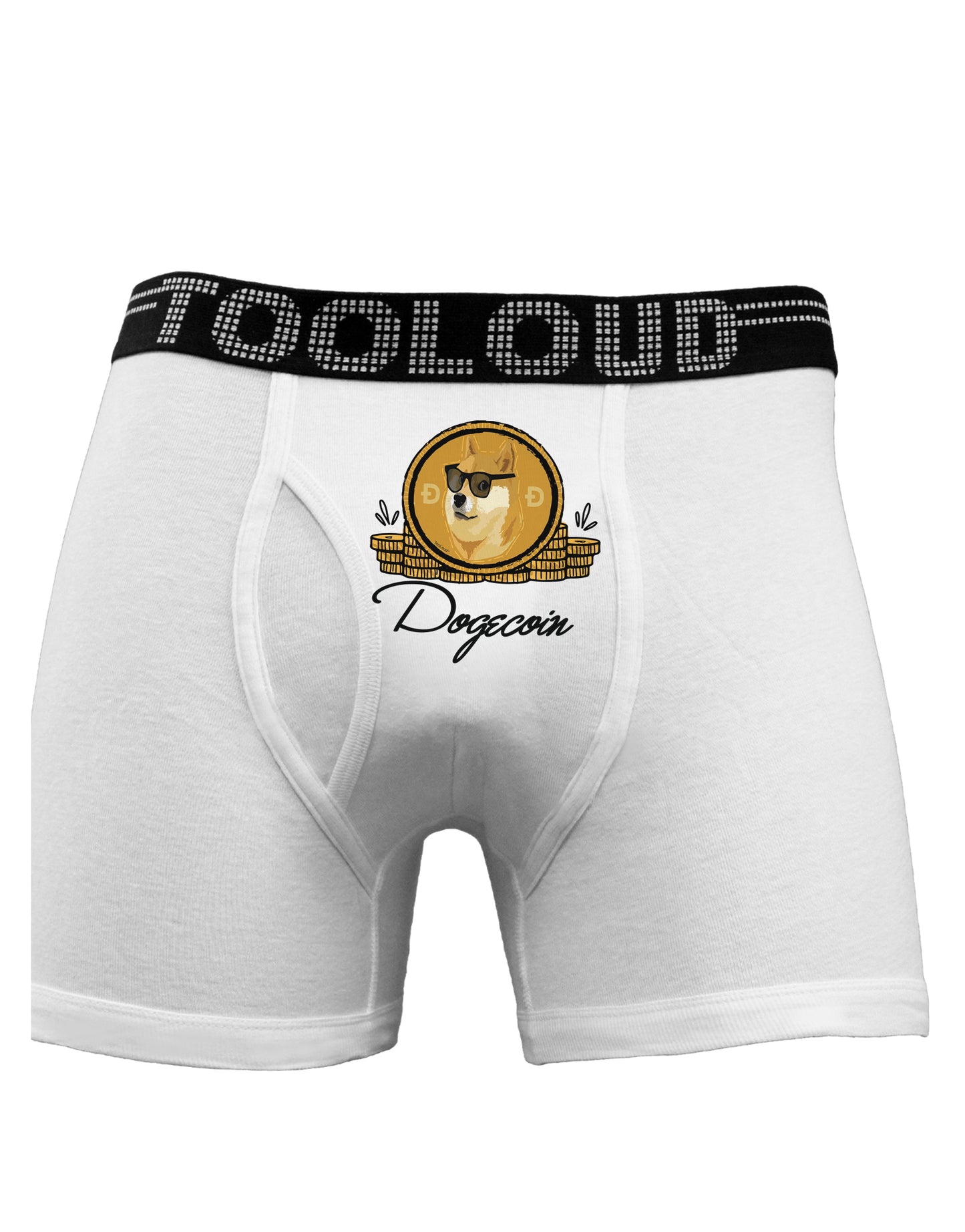 Doge Coins Boxer Briefs-Boxer Briefs-TooLoud-White-Small-Davson Sales