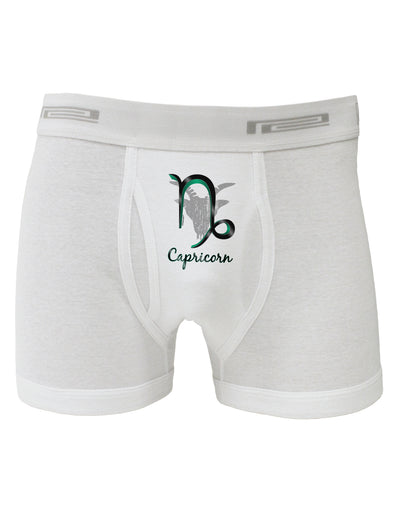 Capricorn Symbol Boxer Briefs-Boxer Briefs-TooLoud-White-Small-Davson Sales