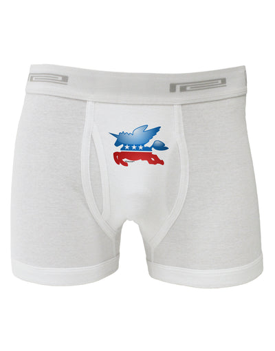 Unicorn Political Symbol Boxer Briefs-Boxer Briefs-TooLoud-White-Small-Davson Sales