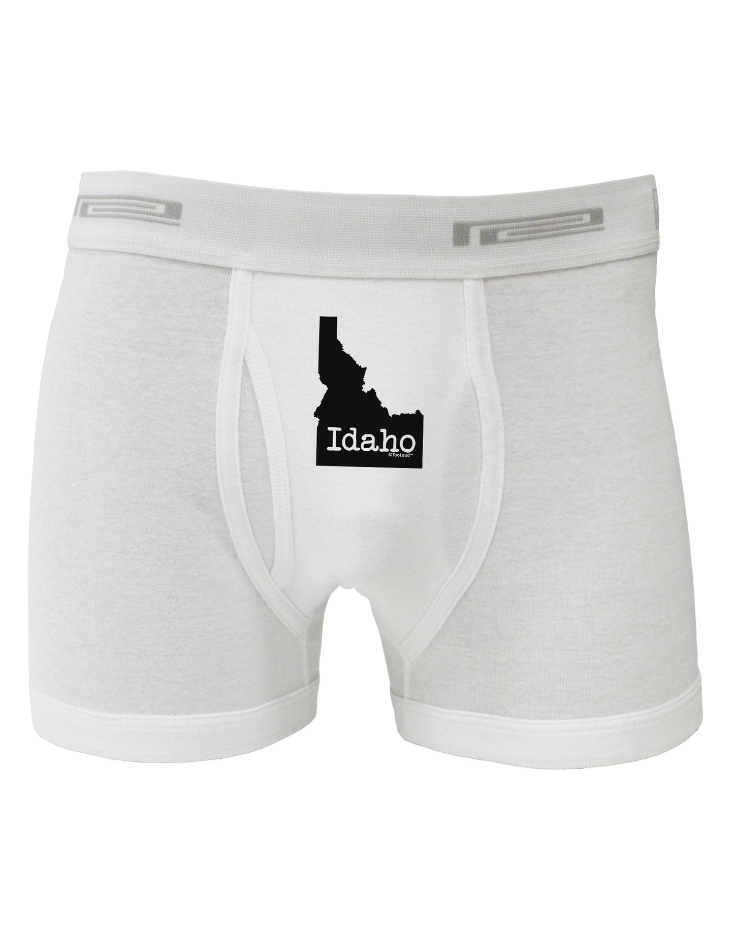Idaho - United States Shape Boxer Briefs by TooLoud-Boxer Briefs-TooLoud-White-Small-Davson Sales