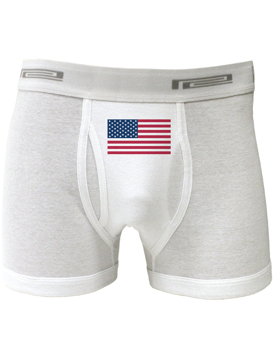 American Flag Boxer Briefs-Boxer Briefs-TooLoud-White-Small-Davson Sales