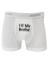 I Heart My Brother - Autism Awareness Boxer Briefs by TooLoud-Boxer Briefs-TooLoud-White-Small-Davson Sales