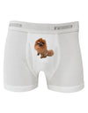 Pomeranian Sitting All Cute-Like Boxer Briefs-Boxer Briefs-TooLoud-White-Small-Davson Sales