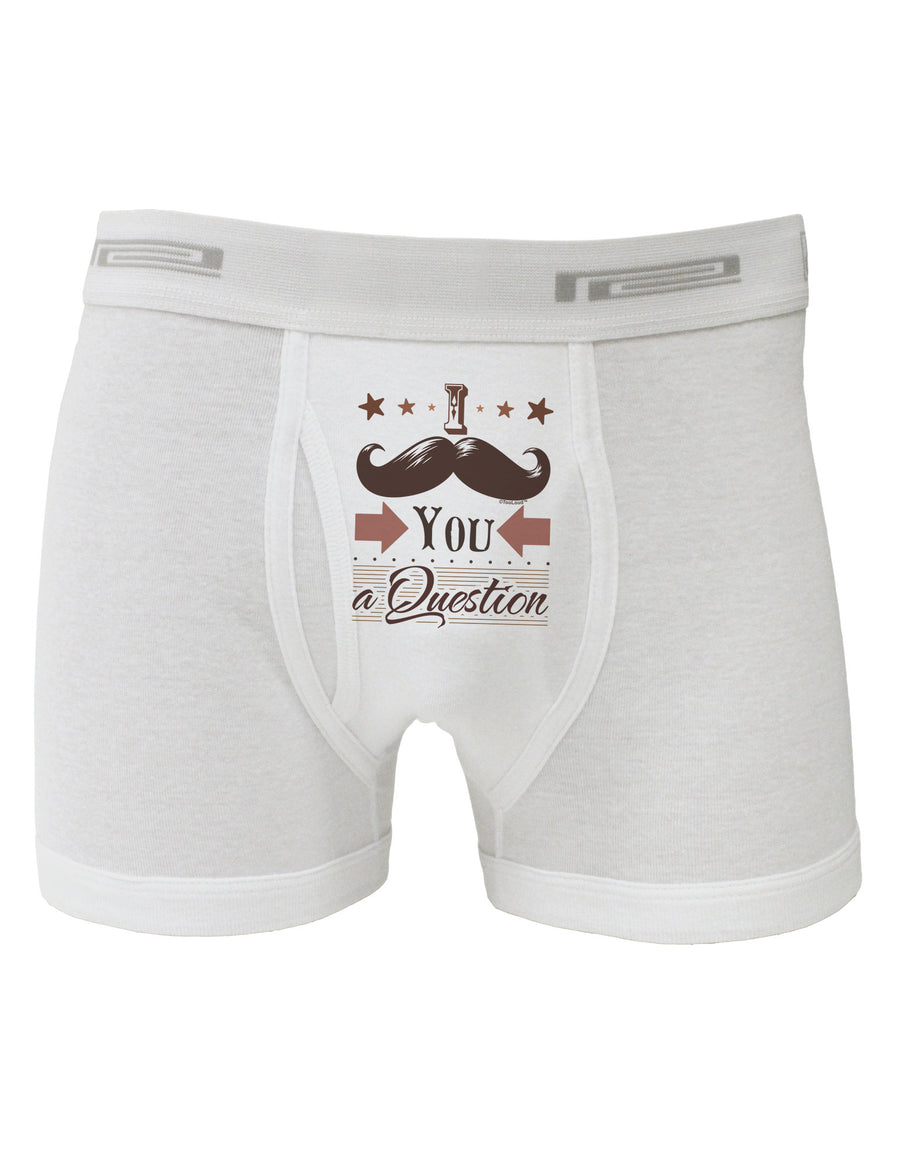 I Mustache You a Question Boxer Briefs-Boxer Briefs-TooLoud-White-Small-Davson Sales