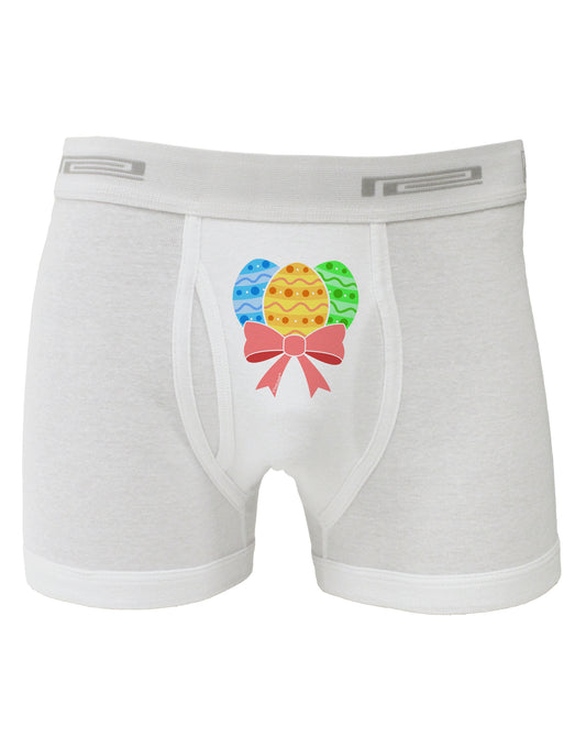 Easter Eggs With Bow Boxer Briefs by TooLoud-Boxer Briefs-TooLoud-White-Small-Davson Sales