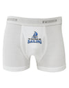 I'd Rather Be Sailing Boxer Briefs-Boxer Briefs-TooLoud-White-Small-Davson Sales