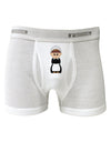 Cute Pilgrim Girl Thanksgiving Boxer Briefs-Boxer Briefs-TooLoud-White-Small-Davson Sales