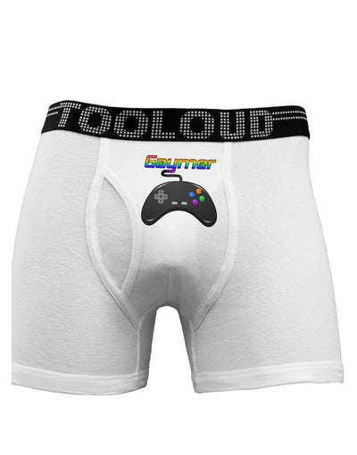 Gaymer Color Boxer Briefs-Boxer Briefs-TooLoud-White-Small-Davson Sales