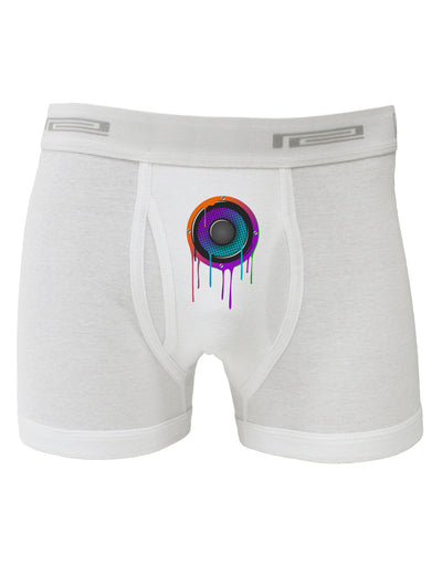 Paint Drips Speaker Boxer Briefs-Boxer Briefs-TooLoud-White-Small-Davson Sales