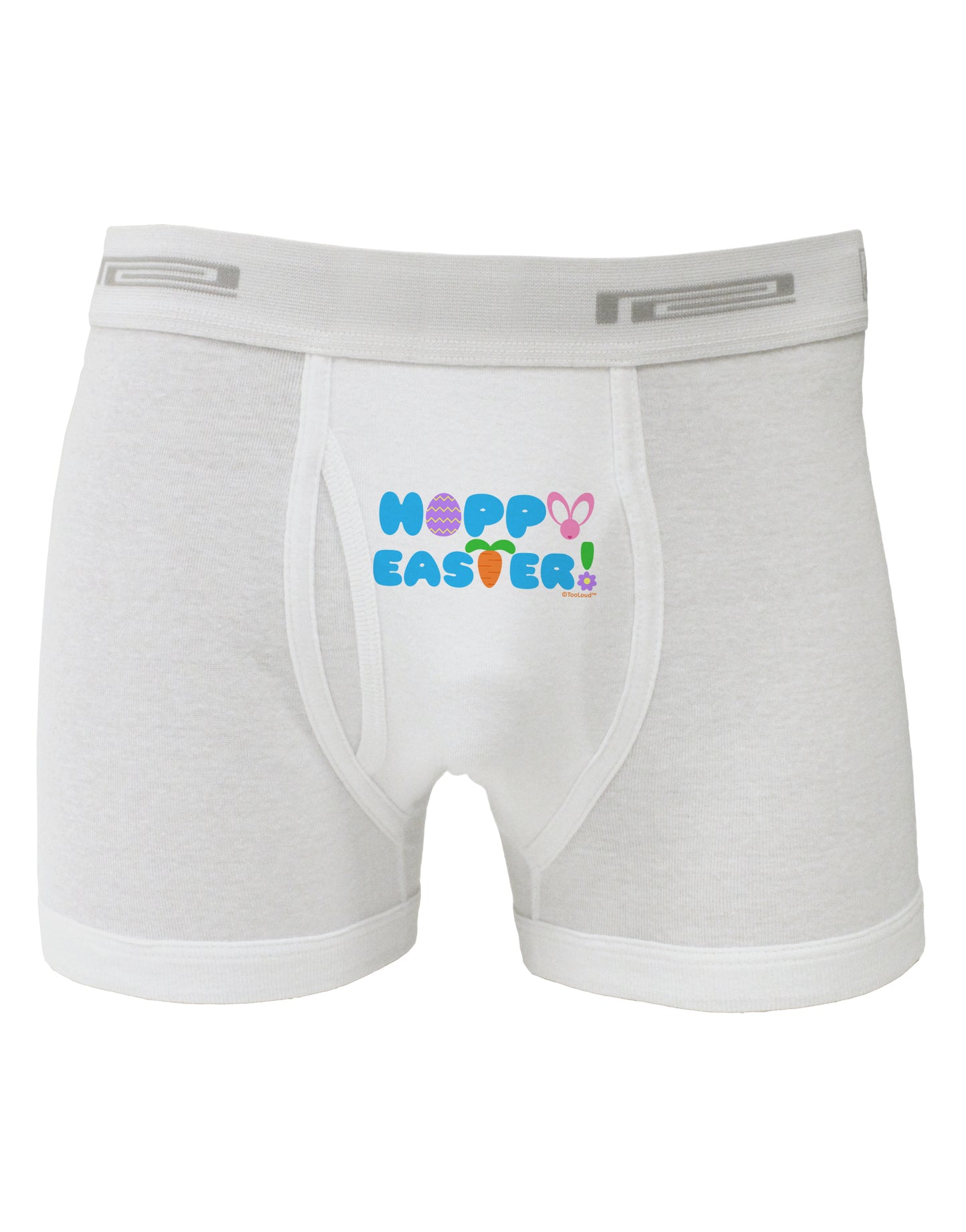 Cute Decorative Hoppy Easter Design Boxer Briefs by TooLoud-Boxer Briefs-TooLoud-White-Small-Davson Sales