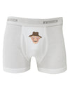 Scary Face With a Hat - Halloween Boxer Briefs-Boxer Briefs-TooLoud-White-Small-Davson Sales