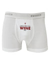 I Didn't Text You - Wine Boxer Briefs-Boxer Briefs-TooLoud-White-Small-Davson Sales