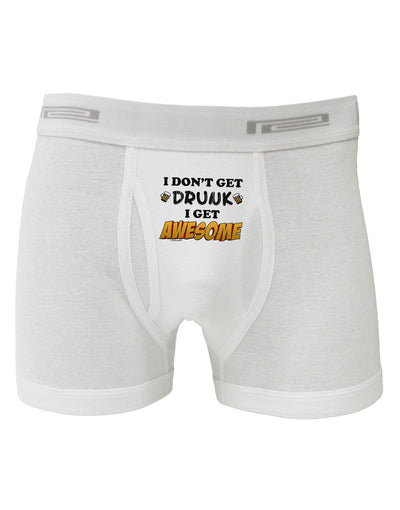 I Don't Get Drunk - Awesome Boxer Briefs-Boxer Briefs-TooLoud-White-Small-Davson Sales