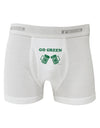 Go Green - St. Patrick's Day Green Beer Boxer Briefs by TooLoud-Boxer Briefs-TooLoud-White-Small-Davson Sales