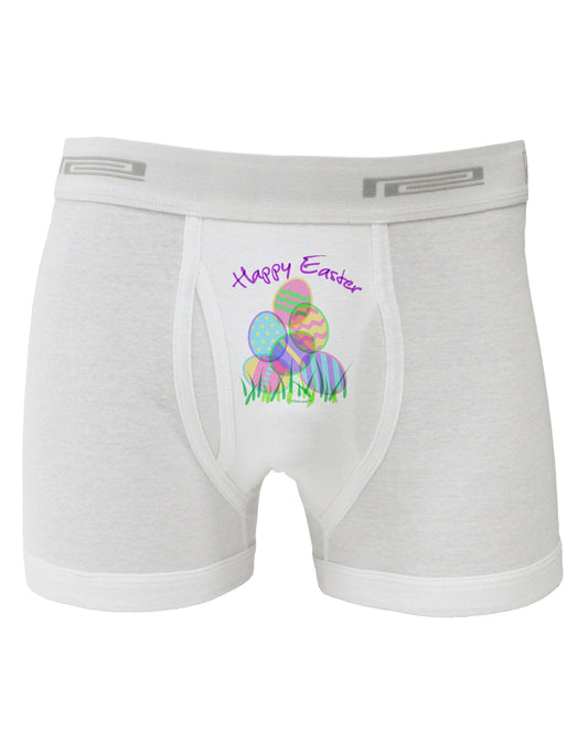 Happy Easter Gel Look Print Boxer Briefs-Boxer Briefs-TooLoud-White-Small-Davson Sales