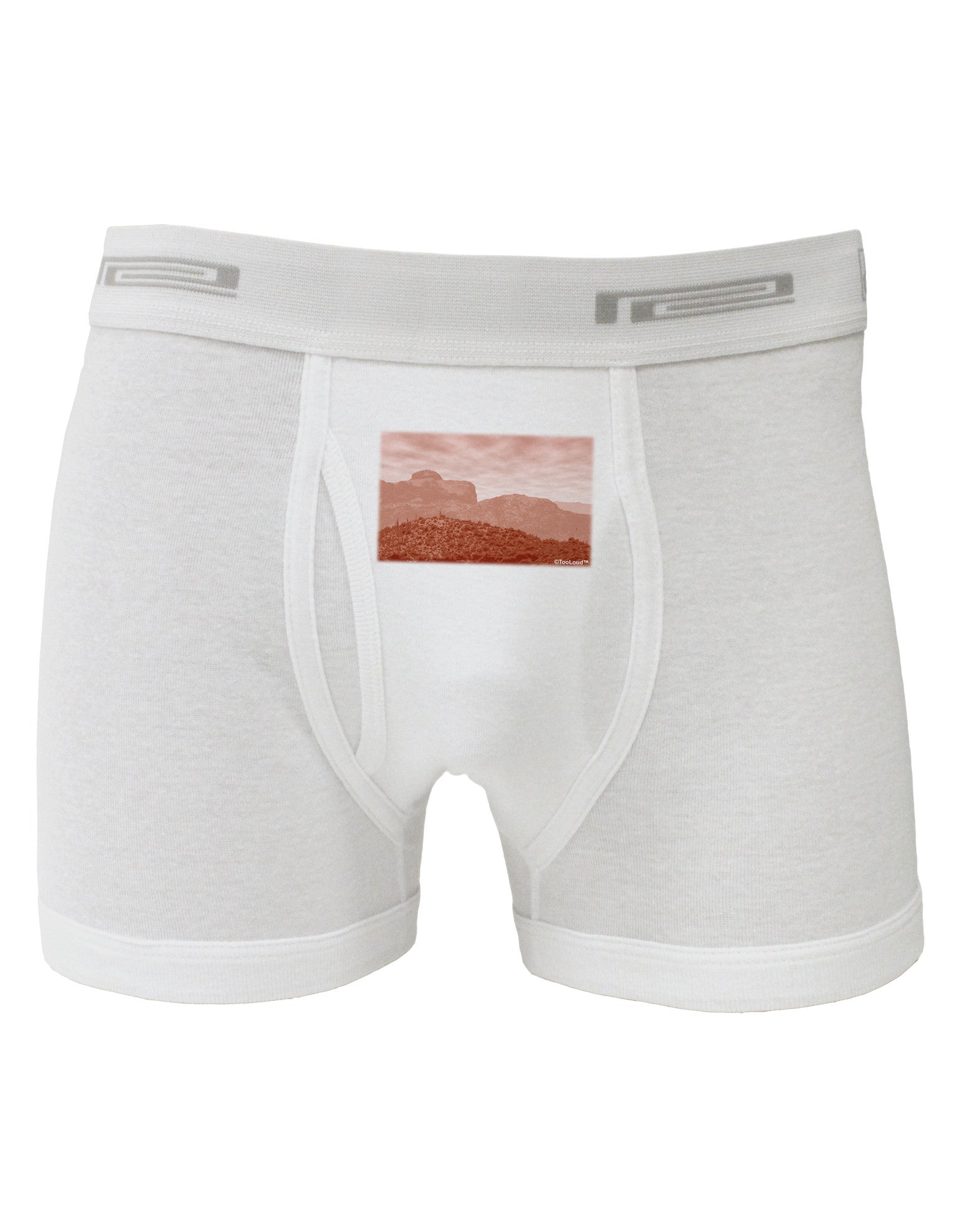 Red Planet Landscape Boxer Briefs-Boxer Briefs-TooLoud-White-Small-Davson Sales