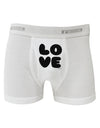 LOVE Text Boxer Briefs by TooLoud-Boxer Briefs-TooLoud-White-Small-Davson Sales