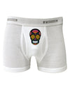 Version 2 Black Day of the Dead Calavera Boxer Briefs-Boxer Briefs-TooLoud-White-Small-Davson Sales