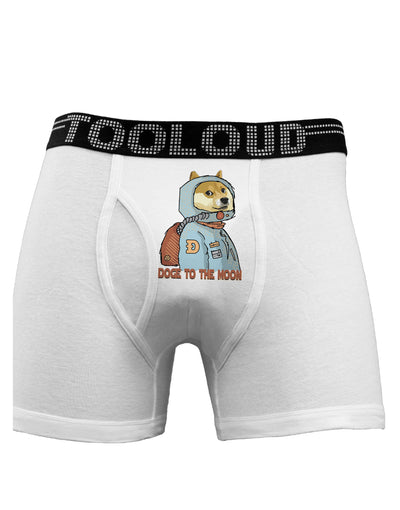 Doge to the Moon Boxer Briefs-Boxer Briefs-TooLoud-White-Small-Davson Sales