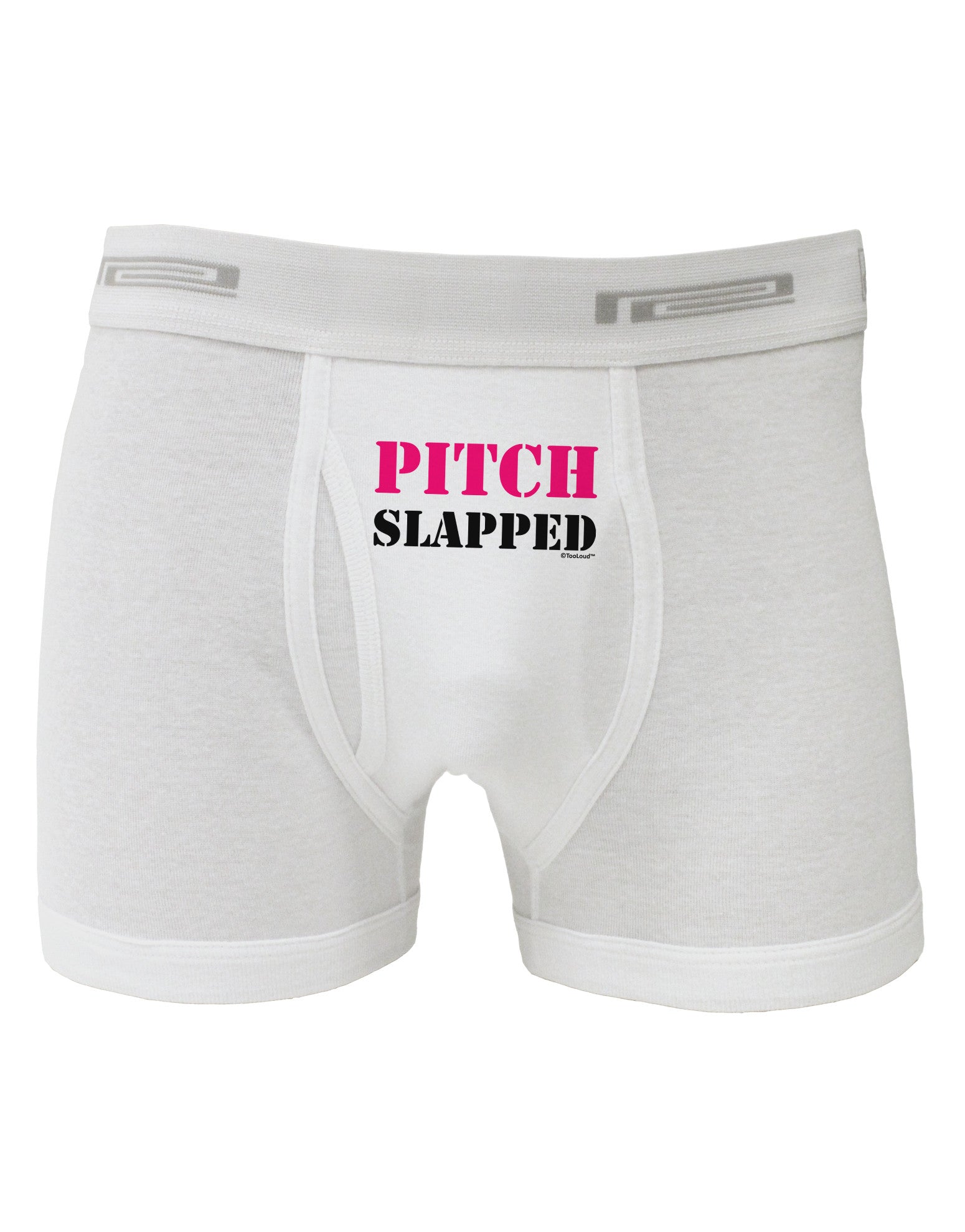 Pitch Slapped - Pink Boxer Briefs-Boxer Briefs-TooLoud-White-Small-Davson Sales