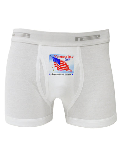 Veterans Day 2015 WaterColor Boxer Briefs-Boxer Briefs-TooLoud-White-Small-Davson Sales