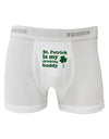 St Patrick is my Drinking Buddy Boxer Briefs-Boxer Briefs-TooLoud-White-Small-Davson Sales