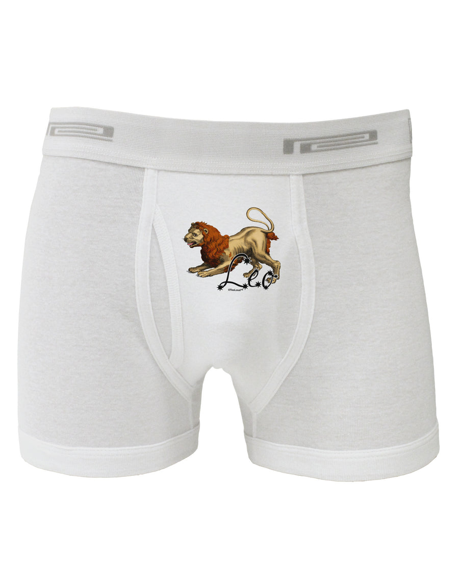 Leo Color Illustration Boxer Briefs-Boxer Briefs-TooLoud-White-Small-Davson Sales