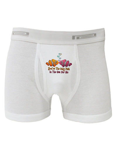 Kissy Clownfish Only Fish In The Sea Boxer Briefs-Boxer Briefs-TooLoud-White-Small-Davson Sales