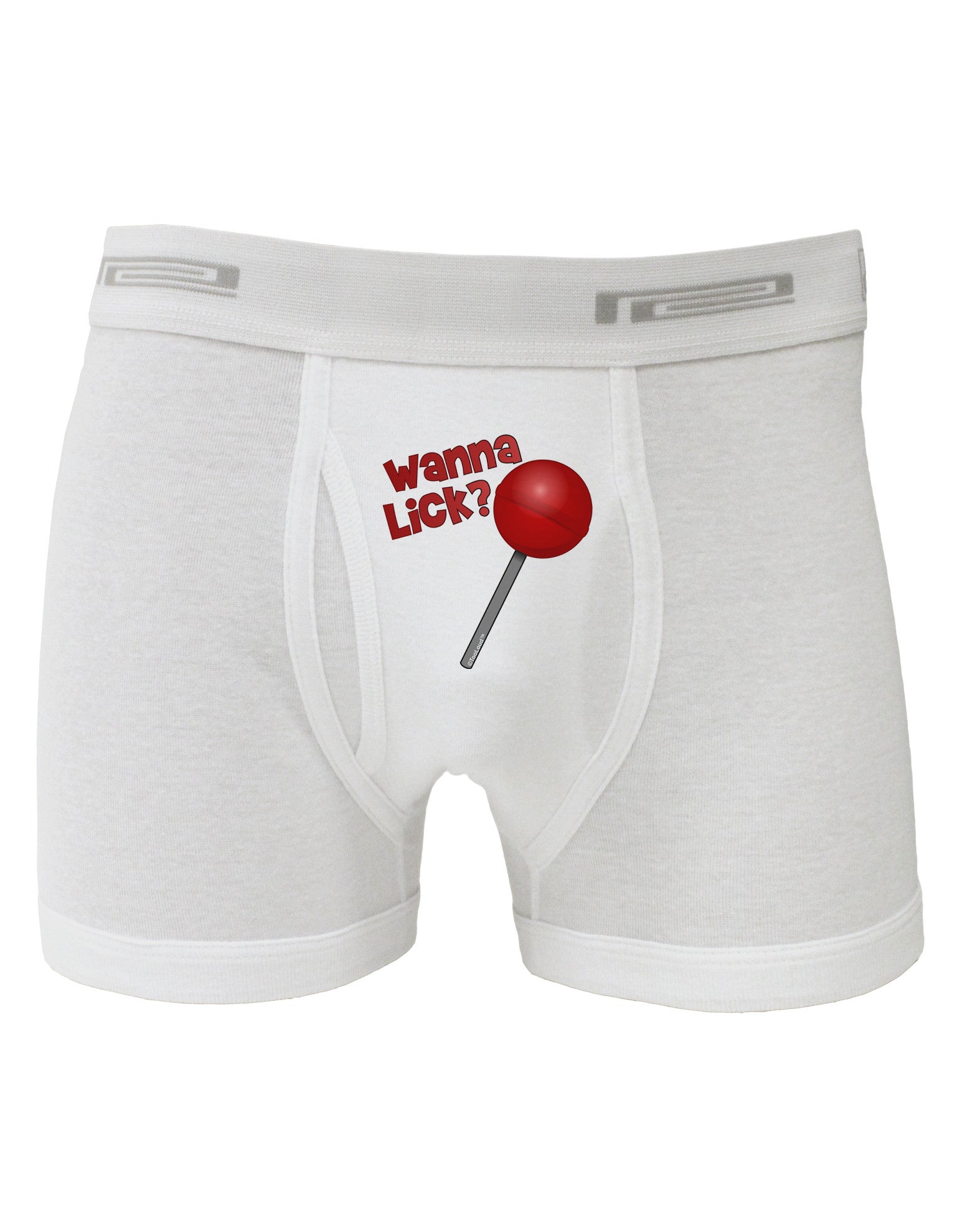 TooLoud Wanna Lick Lollipop Boxer Briefs-Boxer Briefs-TooLoud-White-Small-Davson Sales