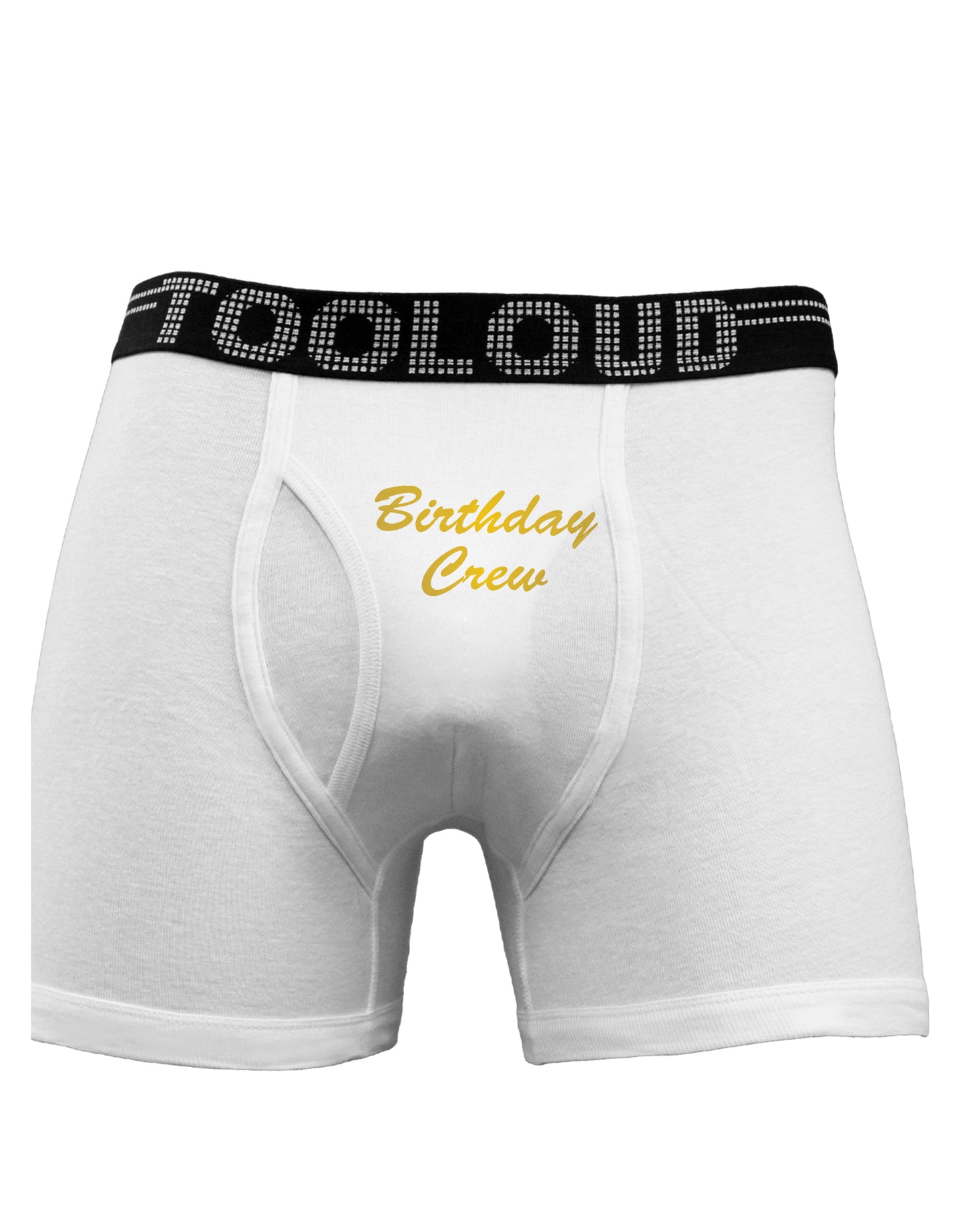Birthday Crew Text Boxer Briefs by TooLoud-Boxer Briefs-TooLoud-White-Small-Davson Sales