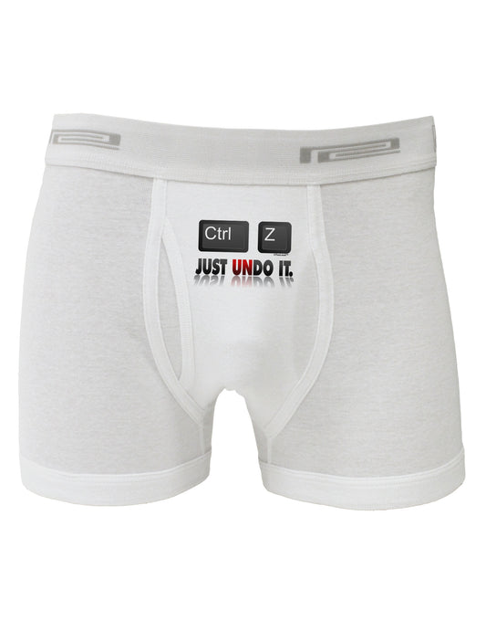 Ctrl Z Just Undo It Boxer Briefs-Boxer Briefs-TooLoud-White-Small-Davson Sales