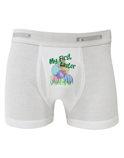 My First Easter Gel Look Print Boxer Briefs-Boxer Briefs-TooLoud-White-Small-Davson Sales