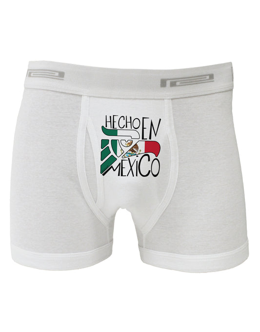 Hecho en Mexico Design - Mexican Flag Boxer Briefs by TooLoud-Boxer Briefs-TooLoud-White-Small-Davson Sales