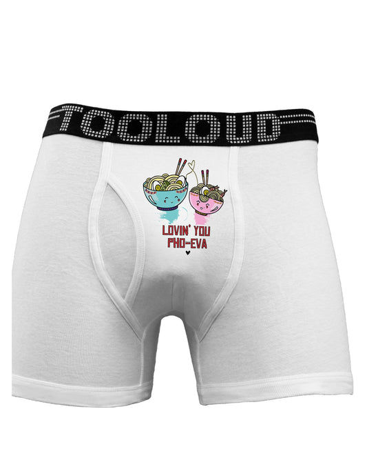 TooLoud Lovin you Pho Eva Boxer Briefs-Boxer Briefs-TooLoud-White-Small-Davson Sales