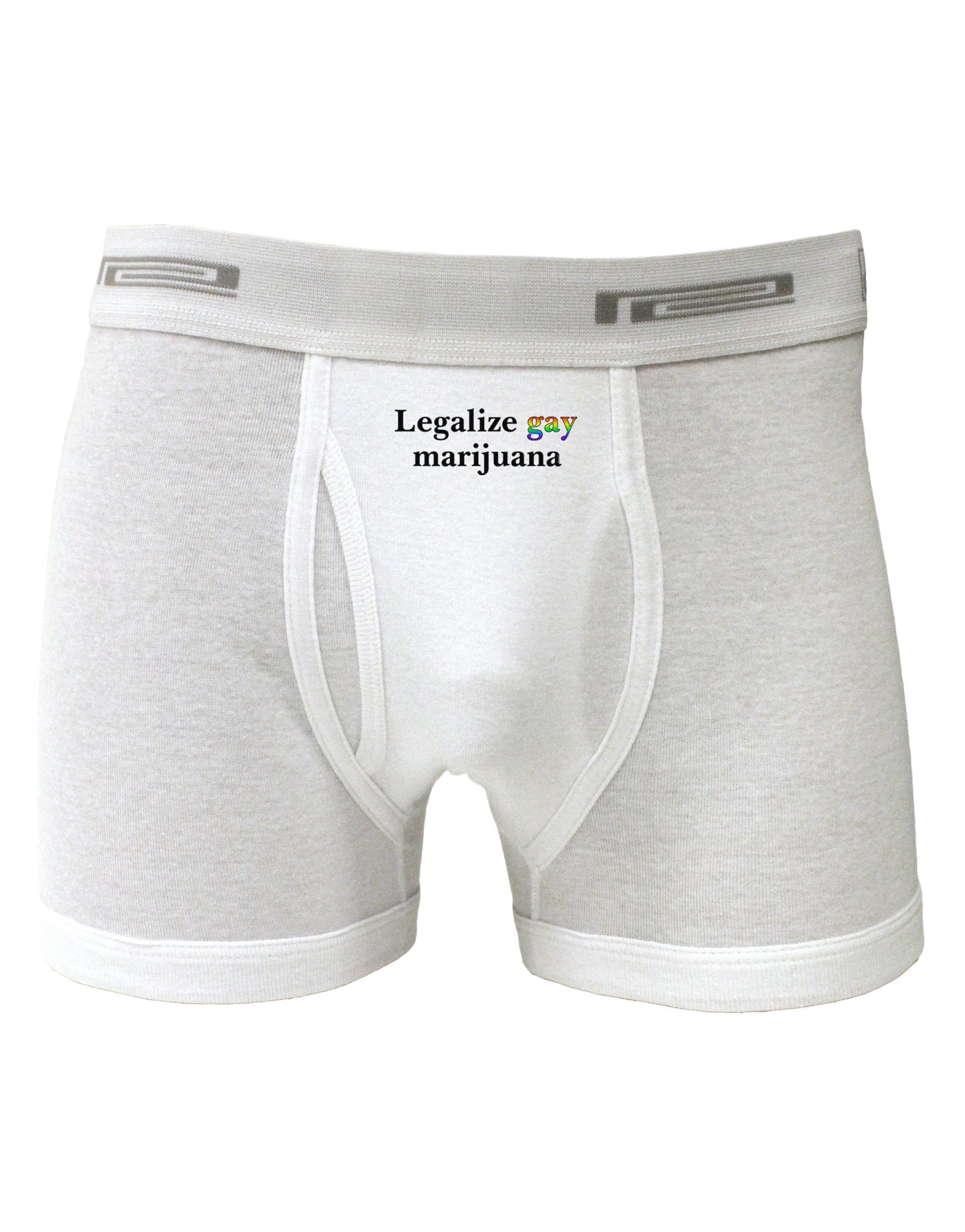Legalize Gay Marijuana Boxer Briefs-Boxer Briefs-TooLoud-White-Small-Davson Sales