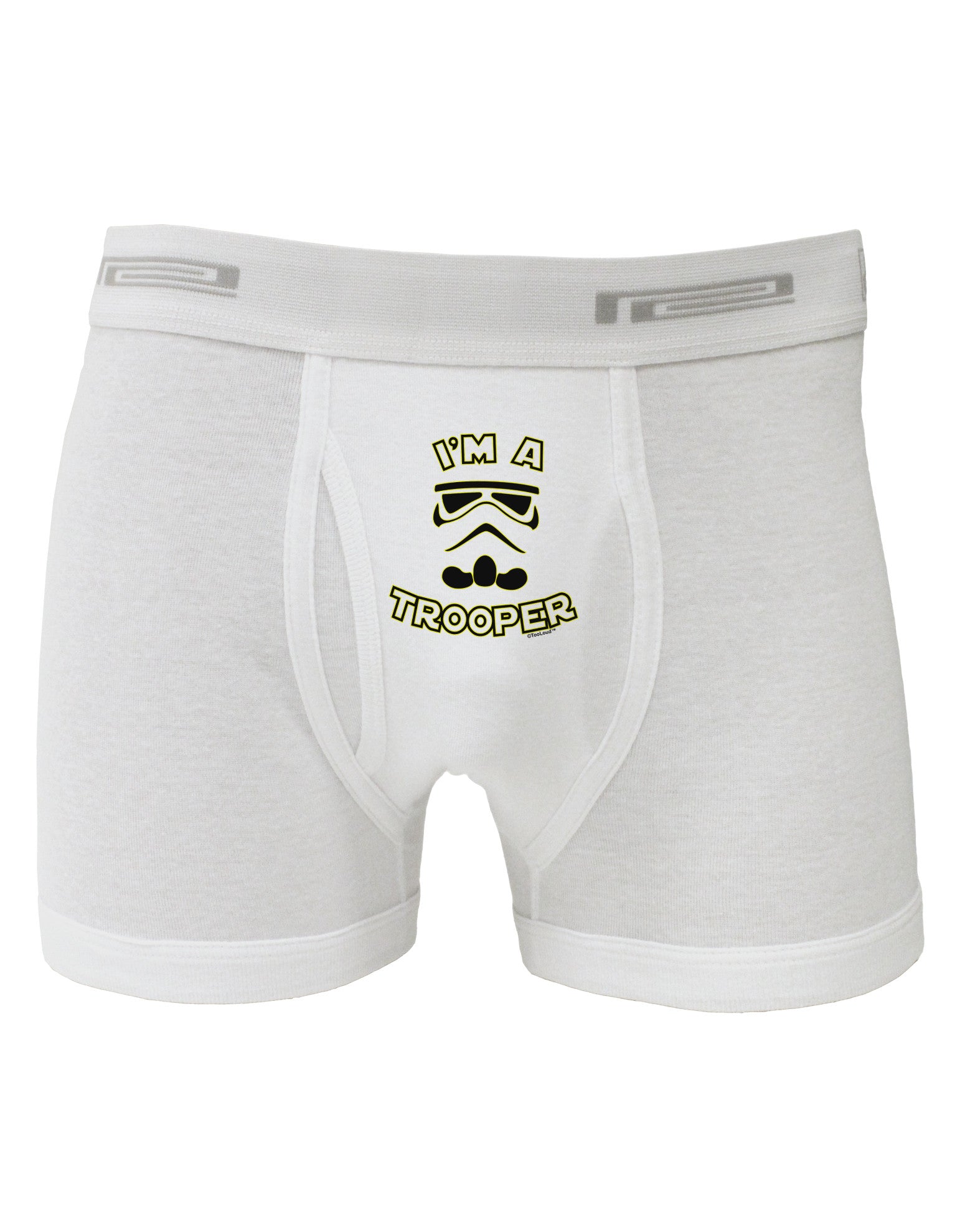 I'm A Trooper Boxer Briefs-Boxer Briefs-TooLoud-White-Small-Davson Sales