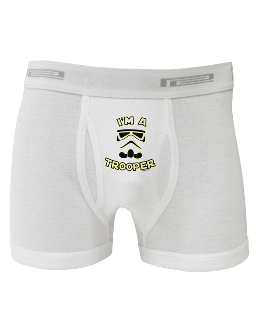 I'm A Trooper Boxer Briefs-Boxer Briefs-TooLoud-White-Small-Davson Sales